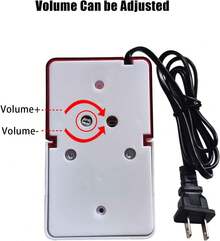 Alarma de fallo de alimentación, indicador LED inteligente de 220 V, 120 db, montado en la pared, alarma de fallo de corte automático, alarma de interrupción (1)