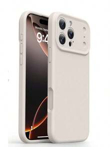 Luxury Liquid Silicone Magnetic Wireless Charging Phone Case Compatible With IPhone 17 Pro Max, 17 Pro, 17 Air, 17, 16 Plus, 15, 14, 13, 12 Pro Max, 11, Smooth Touch - Antique White - 查看 3