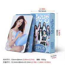 124张/92张Hearts2Hearts新专辑《FOCUS》卡片，崔智友和郑恩宇的收藏照片，明星日记贴纸，LOMO卡片，节日礼物，明星日记贴纸，可打印的LOMO新专辑卡片，可收纳于卡包、钱包、背包中，或用作装饰品、桌面摆件、送给朋友的礼物 - 彩色 - 查看 7