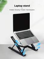 Soporte para mini portátil, soporte plegable para escritorio y tableta, elevador portátil y ajustable