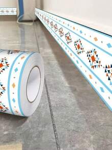 Waterproof PVC Skirting Board Window Sill Door Frame Renovation Sticker Living Room Wire Tile Waistline Kickboard Wall Sticker - Lime Green - View 10