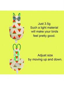 Bird, Pigeon, Wet Wipe Pants, Pigeon Wet Wipe Pants, Bird Wet Wipe Pants, Gray Parrot Wet Wipe Pants, Long-Tailed Parrot Wet Wipe Pants, Pigeon Pants, Owl Parrot Clothing - 1PC - View 2