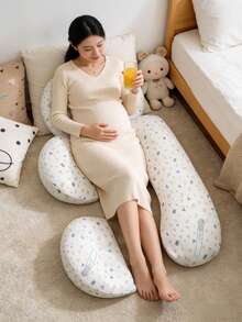 Pregnancy Nursing Pillow, Maternity Side Sleeper Support Pillow, Pregnancy Supplies, Leg Wedge Pillow - Multicolor - View 3