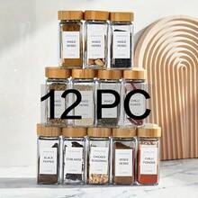 12pcs 4oz Glass Spice Jars - Reusable - 12 CÁI - Xem 7