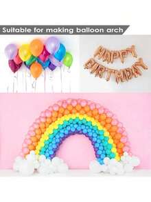 500pcs/5rolls Double-Sided Adhesive Dots, Transparent Balloon Glue Removable Glue Dots, Craft Glue Dots, Halloween & Christmas Gifts - White - View 4