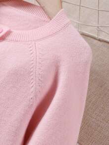 Áo khoác cardigan thêu hoa cho bé gái, áo khoác ngoài thời trang cho trẻ em, thích hợp cho mùa xuân/thu, phù hợp cho các buổi đi chơi, tiệc tùng, các dịp lễ, món quà hoàn hảo. - Hồng - Xem 7
