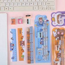 5-In-1 Children's Stationery Gift Set Kindergarten Pencil Set School Supplies Christmas Gift Learning Gift Cute And Practical Study Supplies