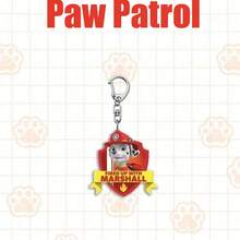 6 PCS/Set PAW Patrol Acrylic Keychains - Cute & Stylish Key Rings With Chase & Skye, Lightweight Cartoon Bag Charms, Multi-Character & Multi-Pattern Design, Perfect Gift For Weddings, Parties, Birthdays