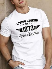 Camiseta estampada para uso diario de hombres, un regalo creativo adecuado para hombres y mujeres, su camiseta de estilo urbano a la moda - Blanco - Ver 8