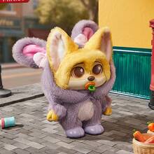 Miniso 迪士尼疯狂动物城居民系列盲盒 | 乙烯基和毛绒双重材质，角色逼真设计，家居装饰/收藏玩具/可爱礼品（随机发货1件）