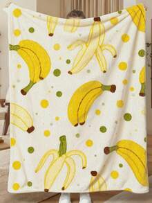 1 Piece Flannel Blanket - Cozy And Soft Polyester Fiber Throw Bed, Sofa, And Office - Thick Farmhouse Style All Seasons - Suitable Camping And Home Decoration - Easy Care Room Decoration DCSQ - 彩色 - 查看 5
