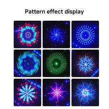 Party Lights, DJ Disco Lights, 3D Pattern Laser Strobe Lights, Stage Lighting, Performance Projector DMX512, Music Activation With Remote Control, Home Indoor Party, Club, Dance Studio, KTV, Bar, Wedding, Nightclub, Holiday Carnival Light Show - 美規B型插(110-127V) - 查看 4