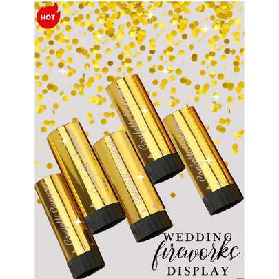 3pcs/1pc Multicolor Paper Confetti Poppers, Colorful Confetti Cannons, Party Decorations And Gifts, Suitable For Weddings, Birthdays, Graduations, Anniversaries, New Year And Christmas