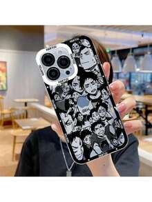 Funda de teléfono de anime Haikyuu de sangre caliente compatible con 15 14 13 12 11 Mini Pro Max X XR XSMax 6S 6 7 8 Plus SE20, funda transparente, funda compatible con funda  17 pro max, funda  17 pro, funda  17, funda  16, funda  16 pro max, funda  15. - TSY-168TB24757402 - Ver 12