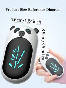 可充电暖手宝，女士加热手套，持续加热20小时，可重复使用，口袋大小，方便携带，是节日或日常使用的贴心礼物，男女皆宜，非常适合冬季户外活动，如露营和高尔夫，也是理想的圣诞礼物。 - 彩色 - 查看 5