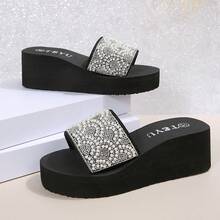 Vestido de playa elegante y sexy de unicolor con strass en forma de estrella - Negro - Ver 7