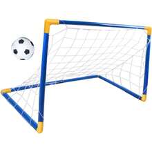 Portera De Ftbol Porttil Plegable 44 De Plstico Infantil, Red Deportiva Ligera para Entrenamiento y Juego Exteriores e Interiores, Adecuado para Nios y Patios Traseros - Colores surtidos - Ver 2