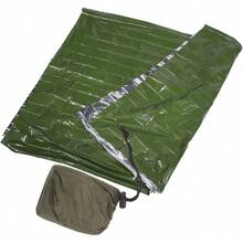 WESIEVYA Manta De Pelcula De Aluminio para Camping Manta De Emergencia Multiusos De Proteccin para Supervivencia Suministros De Rescate De Primeros Auxilios - inicial - Ver 2