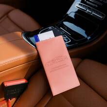 1pc Car Insurance Document Holder, Premium Leather Car Insurance Card, ID & Driver's License Wallet, Gift - one-size - View 5