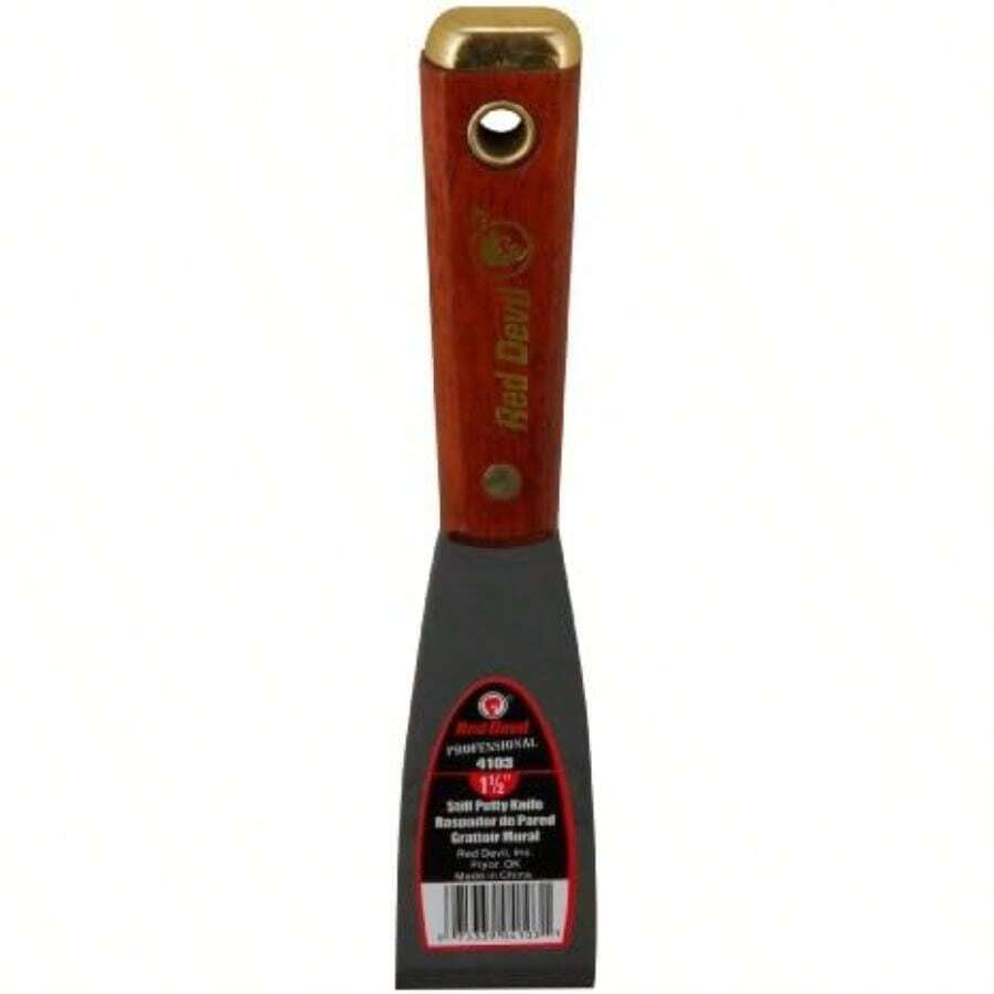 Red Devil 4101 cuchillo de masilla rígido de 1.25 pulgadas, ,(1.5" Rígido) - Multicolor - Ver 1