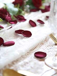 50/100/200/300 pétalas de rosa de seda, bordô, adequadas para cestas de flores de dama de honra em casamentos, decoração de corredor, centros de mesa, confete de festa, chá de panela, decoração romântica à noite, decoração de quarto, decoração doméstica, decoração de banheiro, presente para mulheres, mães