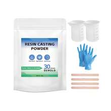 [Resin Casting Powder] - 300g/500g/1000g/2000g, Easy To Mix, Fast Solidifying, Multi-Purpose Home Decor Plaster, Suitable For Pottery, Ceramics, Crafts, Sculptures, 3D Models - White - View 2