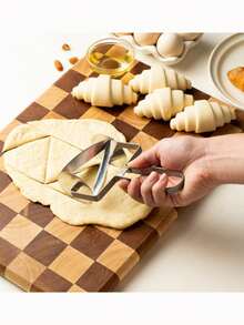 Rotary Croissant Cutter, Smooth And Fluent Roller, Cut Out Uniform Slices Of Bread,Can Cut Triangular Croissants Or Crescent Pastries - Multicolor - View 7