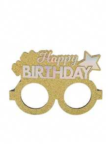 نظارة عيد ميلاد سعيد قطعة واحدة