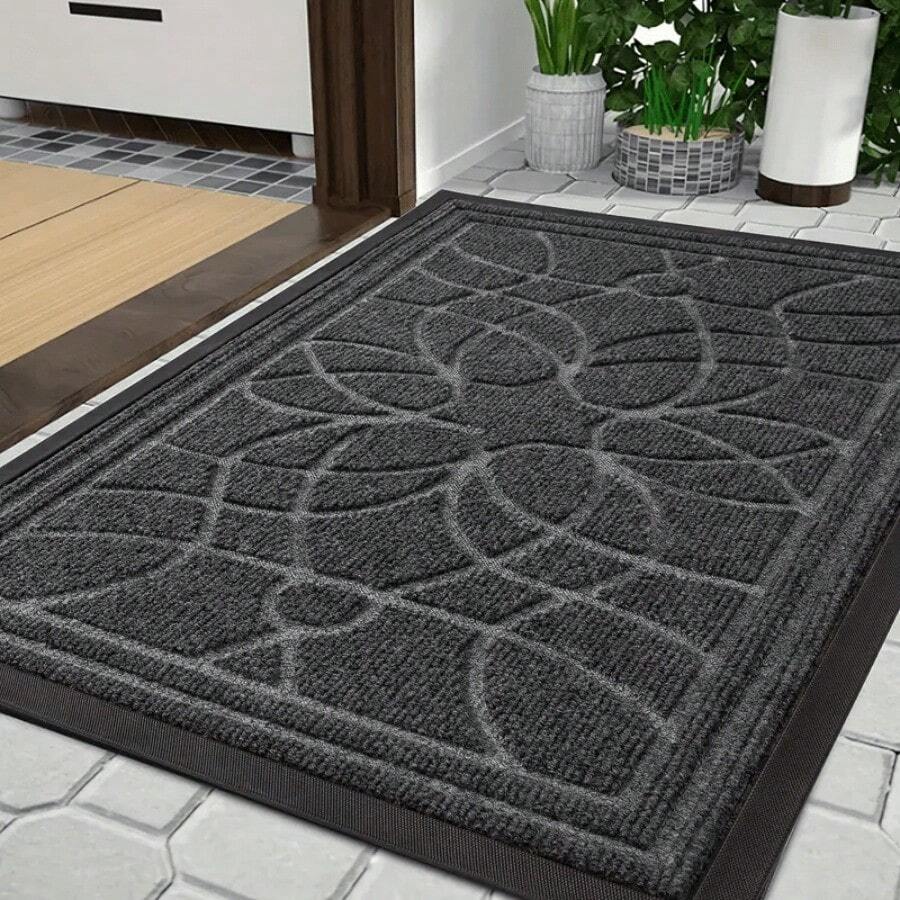 All-Weather Indoor/Outdoor Doormat, Non-Slip Backing, Machine Washable - Suitable For Front Door, Patio, Garage - Holiday Home Decor, Patio Floor, Textured Surface, Durable, Outdoor Enthusiasts, Outdoor Entryway Mat, House Entrance Mat, Outdoor Door Mat, Diamond Rug, High Bed With Desk And Wardrobe, Entrance Mat, Threshold Mat, Front Door Mat