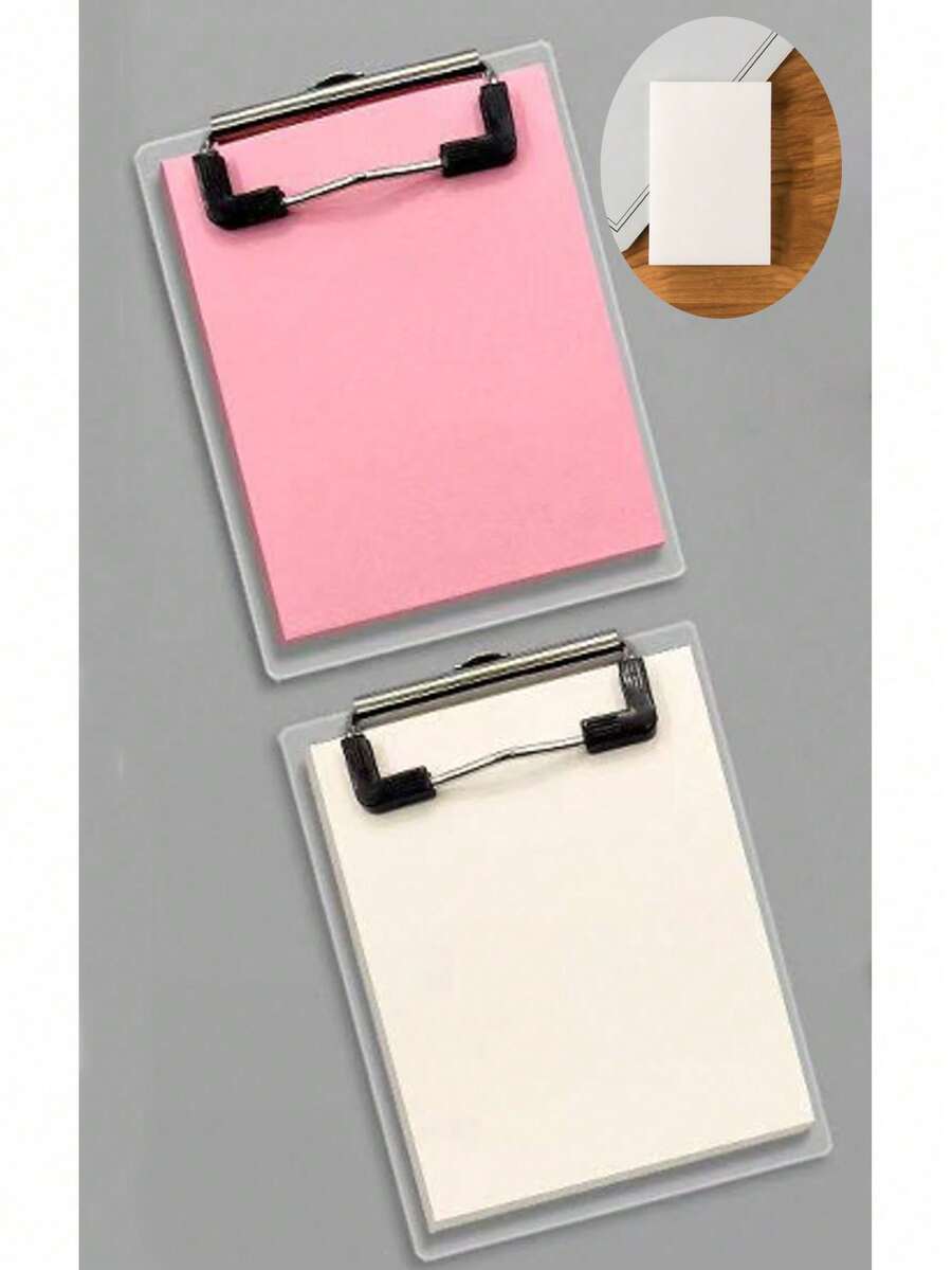 Carpeta de archivo con estilo, libreta de notas para estudiantes, bloc de notas con sujetapapeles