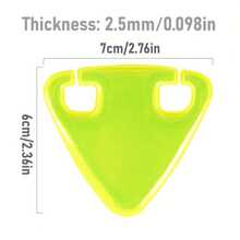1/3pcs High Visibility Reflective Bicycle Tail Light Stickers, Night Riding Emergency Reflective Warning Stickers, Suitable For Mountain Bike And Road Bike Riding Gear