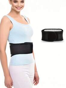 1 chiếc đai hỗ trợ lưng unisex, đai hỗ trợ eo điều chỉnh được, đai massage chăm sóc sức khỏe. - Nhiều màu - Xem 14