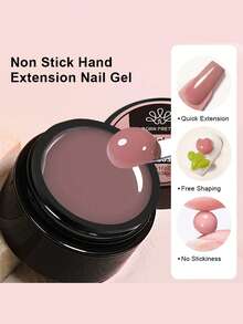 BORN PRETTY 15ml 乳白色 3D 立体雕塑不粘手部延长凝胶指甲油 透明花朵雕刻塑形