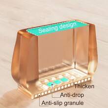 8个带毛毡包裹的椅子腿地板保护垫，适用于硬木地板，可作为椅子腿套、家具垫，无噪音、不刮伤地板。 - 彩色 - 查看 5