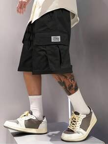 Plus Size Men's Sports Shorts, Summer Casual Jumpsuit, Jogging Pants, Lightweight Durable 5-Inch Inseam Beach Shorts, Suitable For Running, Outdoor Travel, Beach, Shopping, Dating, Daily Wear, Father's Day Gift