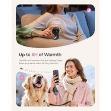 - Calentadores de manos recargables, paquete de 2 unidades, ultrafinos de 0.6 pulgadas, inspirados en el peine, se adapta a guantes y bolsillos, certificado, calentador de manos elctrico - Susurro de pradera (Edición Ocoopa x Collab) - Ver 6