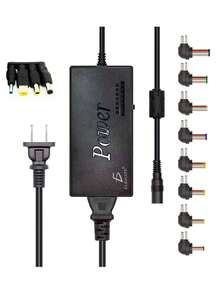 Cargador Universal Voltaje Variable Multilaptops con 12 conectores 12–24v 96w ELE-GATE - Tipo de Enchufe A USA (110-127V) - Ver 1