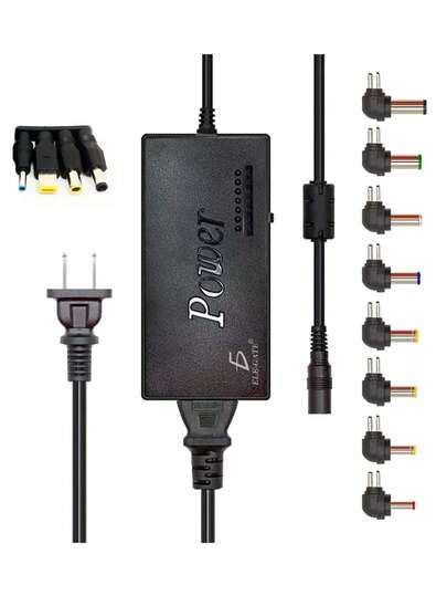 Cargador Universal Voltaje Variable Multilaptops con 12 conectores 12–24v 96w ELE-GATE