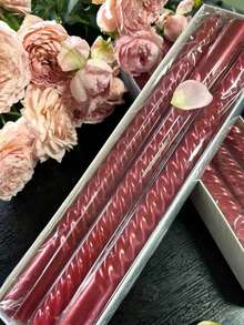 1 Kotak/4 buah Lilin Spiral Vintage, Ciptakan Suasana Makan Malam Romantis, Tanpa Aroma, Tidak Menetes, Lilin Spiral, Lilin Dekorasi Rumah, Cocok untuk Makan Malam, Pesta, Pernikahan, Gereja, Meja Makan - MultiWarna - View 6