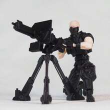 13件套创意3D打印可动人偶玩具，特种部队士兵人偶模型，多关节可动，配有武器，幸运娃娃减压组装收藏玩具模型 - 彩色 - 查看 8