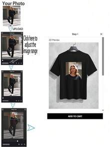 Personalized Men's Loose Comfortable T-Shirt, Custom Text, Name, Slogan, Interesting Text, Blessing, Upload Your Own Photo, Logo, Suitable For Couples, Prank, Surprise Gift, Company Team Building Uniforms, Party Custom Clothing, Suitable For Boyfriends, Family, Friends, Birthday, Holiday Gifts, Valentine's Day, Birthday, Anniversary Custom, Unique, Personalized Ideal Gifts For Him Family, Boyfriend, Friends, Easy Comfort Ornamental,Dawg Stylish,Fashion,Hipster,Contracted,Easy Costume,Modest Fashion,Minimal Chic,Casual Custom,Unique,Personalized Ideal Gifts For Him Family,Boyfriend,Friends, Customized Men Clothing,Pranks, Surprise Gifts