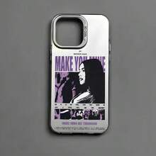 Funda de teléfono M- BeerS Singer para 17 16 15 14 13 12 11 Pro Max, multicolor, mate, láser, metálica, aurora - Z4 - Ver 11
