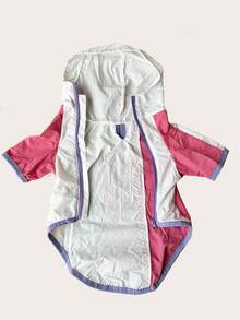 Waterproof, Sunscreen And Dustproof Pet Raincoat | 2-Legged Hooded Zip-Up Pet Clothes For Dogs & Cats, Use In Sunny Or Cloudy Weather | Outdoor Wear For Spring, Summer & Autumn | Suitable For Small & Medium Breeds Like Teddy, Bichon Frise, Schnauzer, Shih Tzu, Poodle, Chihuahua & Cats | Essential Pet Rain Gear - Multicolor - View 6