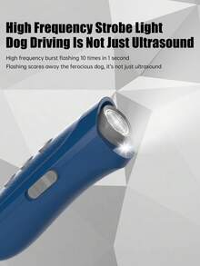 Ultrasonic Dog Repeller, New Bestselling Dog Chaser With Flashlight, Handheld Anti-Barking Device, USB Rechargeable, Compact Trainer, High Power Ultrasonic Sound Activated Dog Deterrent, For Indoor/Outdoor Animal Repellent, Anti-Noise Protection - Multicolor - View 5