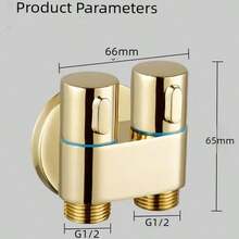 LSSH [Golden High Traffic]The Bathroom Is Equipped With A Dual Control Faucet With 2 Outlets. Very Suitable For Connecting Washing Machines And Toilets. Bathroom Accessories Bathroom Tools