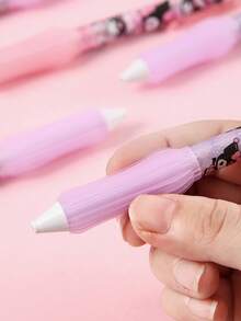 Sanrio Kuromi Automatic Pencil. Cartoon Soft Pencil Cap Protector, No Need To Sharpen, Student Stationery. Back To School Gift.