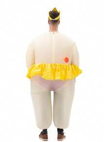 优雅爆炸派对！粉色芭蕾舞女充气服装，瞬间变身喜剧明星！