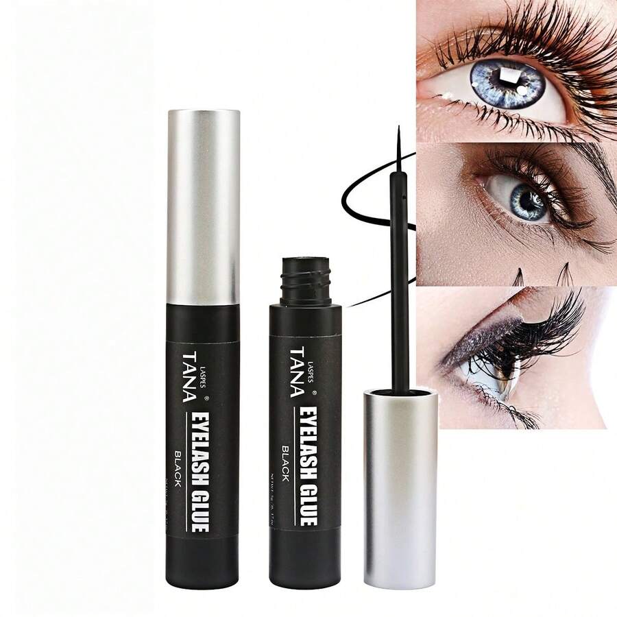 The New 5g Quick-Drying Mascara Is Natural, Gentle, And Quick-Drying. It Is Waterproof, Sweat-Proof, Windproof, And Oil-Proof. The Mascara Is Natural And Does Not Look Out Of Place. It Is A Personal Mascara, A DIY Eyelash Extension Glue, And A Strong Shaping Mascara Suitable For Extending Eyelashes - Black - View 1
