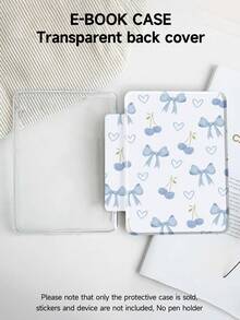 Bow And Cherry 平板电脑保护套，兼容 iPad 7/8/9 代 10.2 英寸，兼容三星 Galaxy Tab A7 10.4 英寸平板电脑，带笔槽，支持自动睡眠/唤醒功能。 - 藍色 - 查看 6