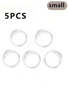 6/5/4pcs Rubber Wall Protector Pads, Self-Adhesive Door Knob Bumpers, Soft Flexible Cushion Stoppers, Twist-On Design, Waterproof, Suitable For Fridge, Garage, Office, Bathroom, Kitchen, Reusable